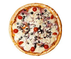 Своеобразная реклама пиццы – зомби под столом